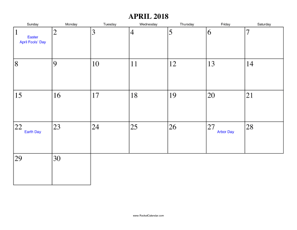 When was easter 2018 discount